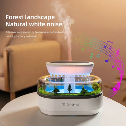 Humidifier with Rain Effect