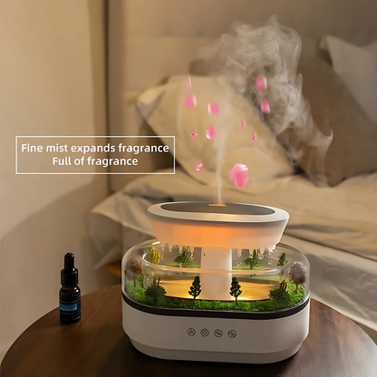 Humidifier with Rain Effect